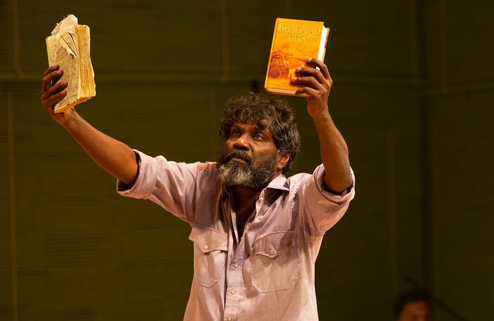 Antonythasan Jesuthasan in Counting and Cracking at NYU’s Skirball Center. Photo: Pia Johnson