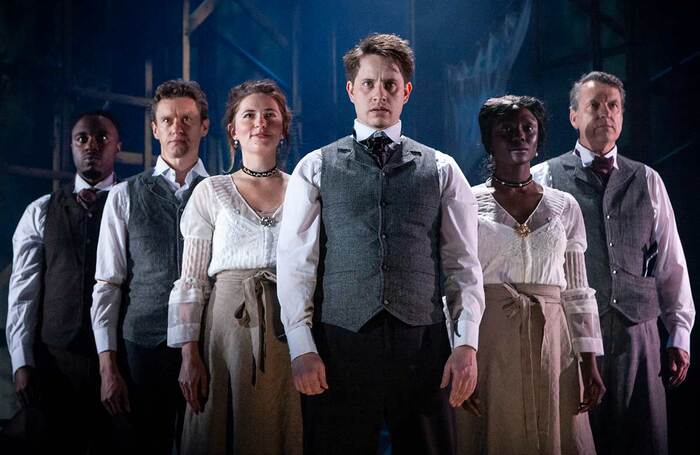 The cast of Blackeyed Theatre’s production of Dracula, which is touring until May 2025. Photo: Karl Andre Photography