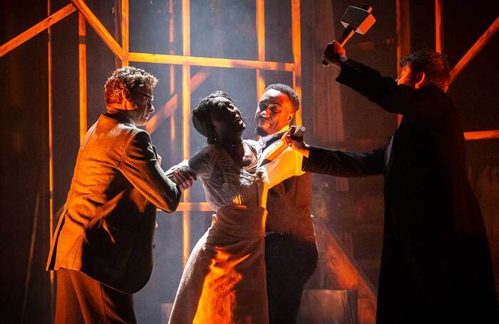 The cast in Dracula at Derby Theatre. Photo: Karl Andre Photography