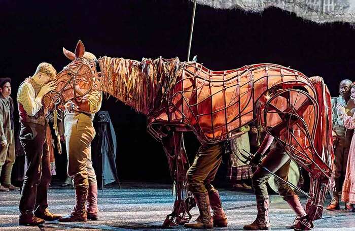 Tom Sturgess in War Horse at The Lowry, Salford. Photo: Brinkhoff Moegenburg