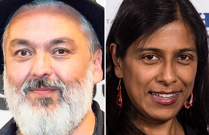 Jez Butterworth and Lolita Chakrabarti. Photos: Shutterstock/Alex Brenner