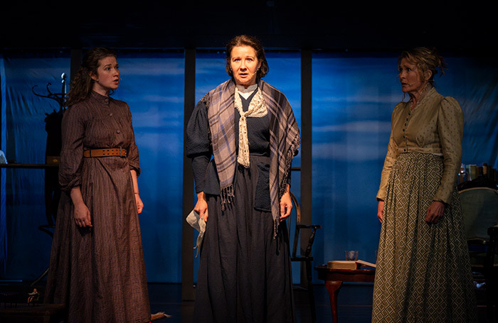 Irene Allan, Karen Fishwick and Hilary Maclean in Armour at Òran Mór, Glasgow