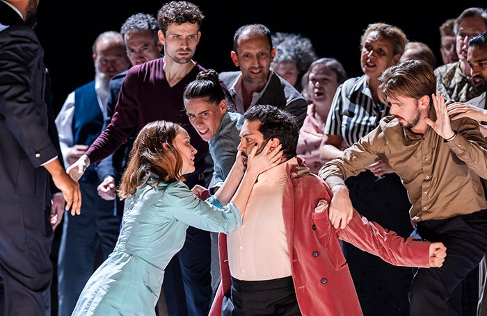 Avery Amereau and Liparit Avetisyan in Eugene Onegin at Royal Opera House, London. Photo: Tristram Kenton