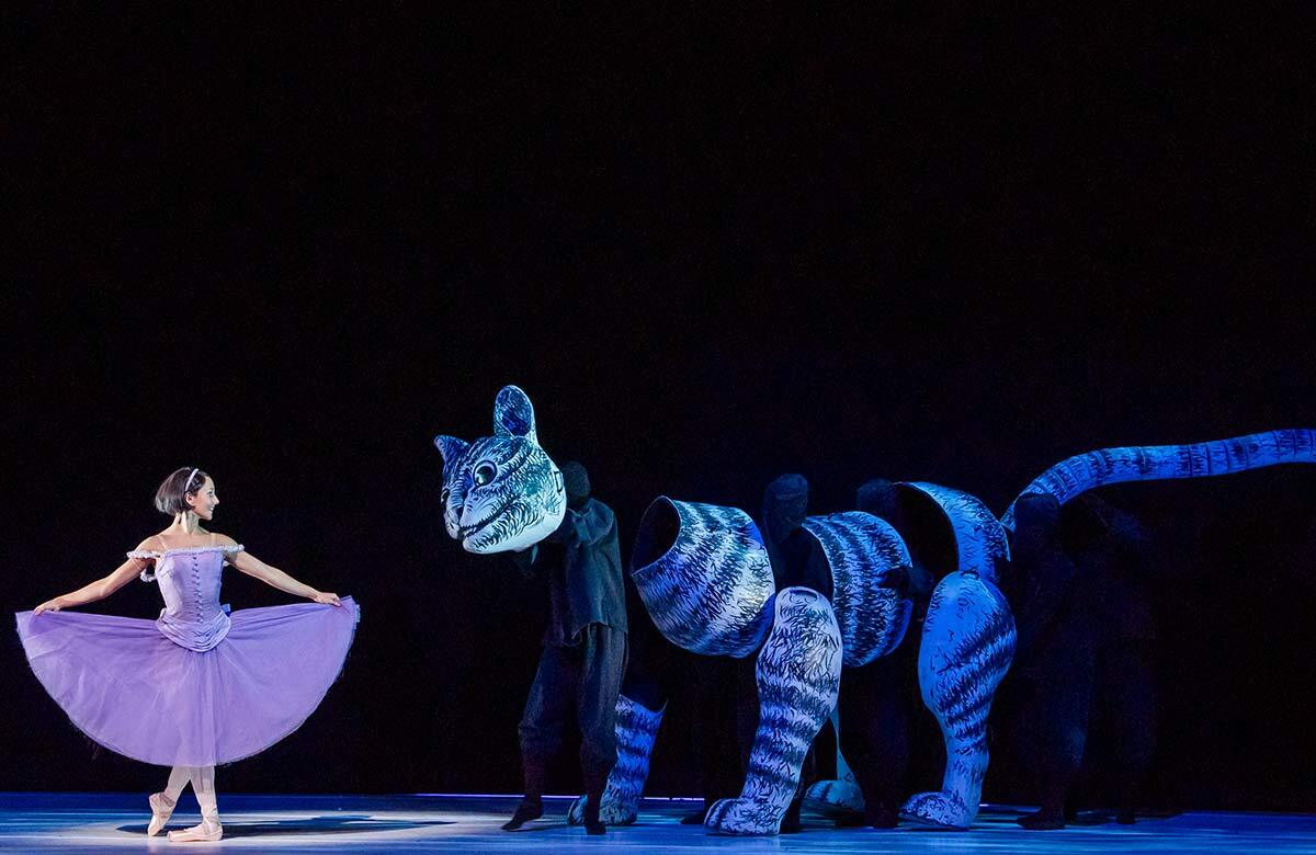 Francesca Hayward in Alice's Adventures in Wonderland at the Royal Opera House, London. Photo: Tristram Kenton