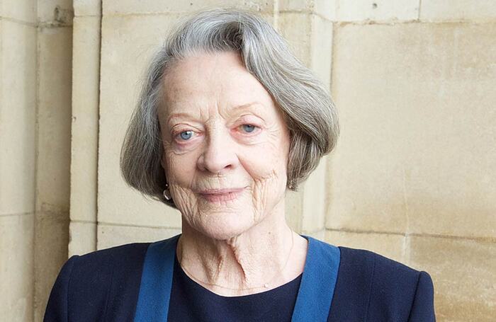 Maggie Smith receives the Critics’ Circle Award 2015 For Services to the Arts (2015). Photo: Elliot Franks