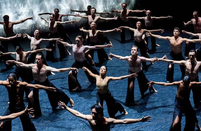 The company of the National Ballet of Canada – Frontiers: Choreographers of Canada, Islands, at Sadler's Wells, London. Photo: Tristram Kenton