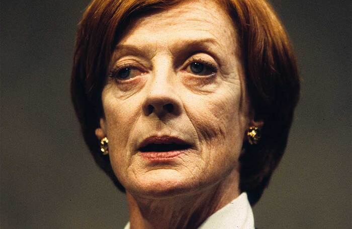 Maggie Smith in Talking Heads at the Minerva Theatre, London (1996). Photo: Tristram Kenton