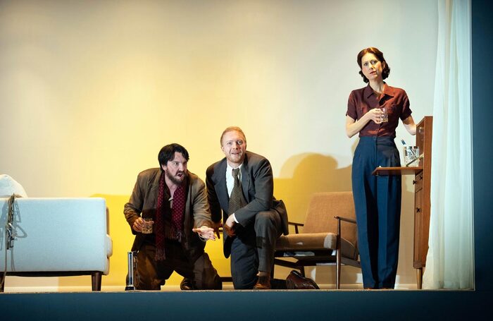 William Morgan, Alex Otterburn and Flora McIntosh in Blond Eckbert at Hackney Empire, London