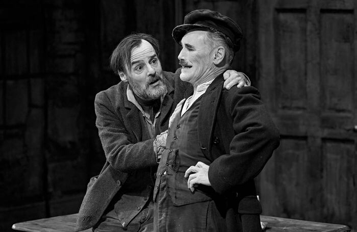 Mark Rylance and Paul Hilton in Juno and the Paycock at the Gielgud Theatre, London. Photo: Manuel Harlan