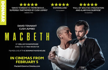 Macbeth starring David Tennant and Cush Jumbo comes to cinemas