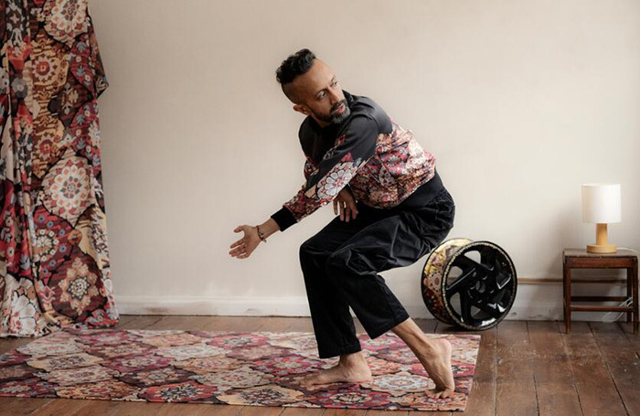 Hetain Patel – Mathroo Basha at The Pit, Barbican, London. Photo: Camilla Greenwell