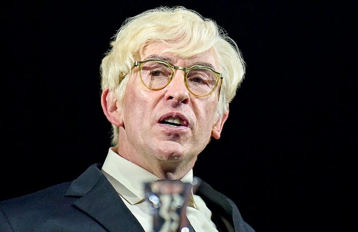 Steve Coogan in Dr. Strangelove at the Noël Coward Theatre, London. Photo: Manuel Harlan