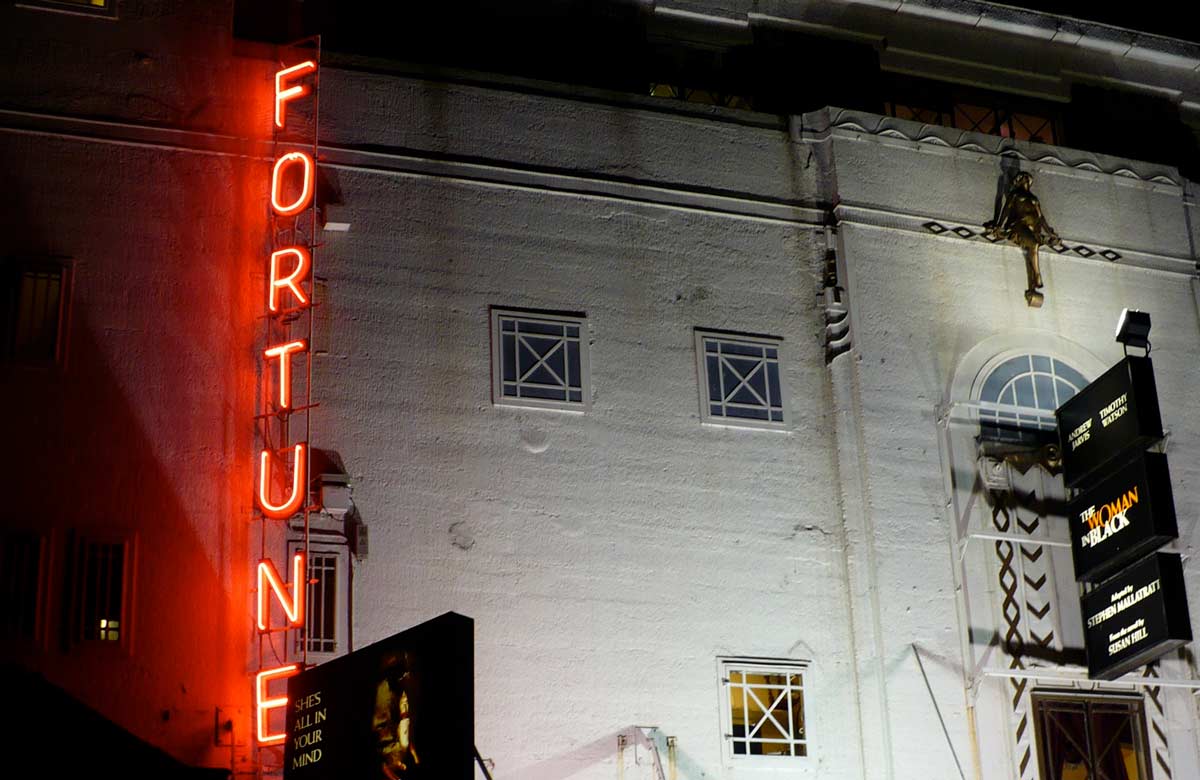 Fortune Theatre, London. Photo: Susan Hailes