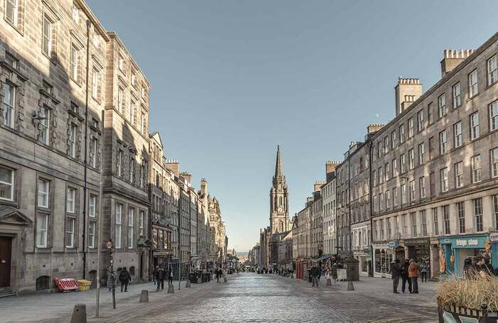 The Scottish arts industry is fighting for its future. Pictured: Edinburgh’s Royal Mile. Photo: Anutr Tosirikul/Shutterstock