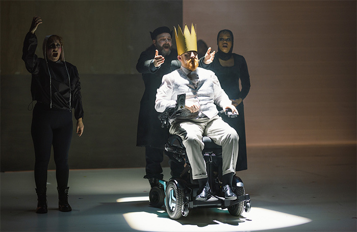 Michael Patrick in The Tragedy of Richard III at Lyric Theatre, Belfast. Photo: Johnny Frazer