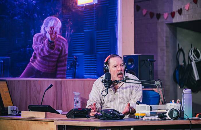 The cast of Pontypool at Wales Millennium Centre, Cardiff. Photo: Kirsten Mcternan