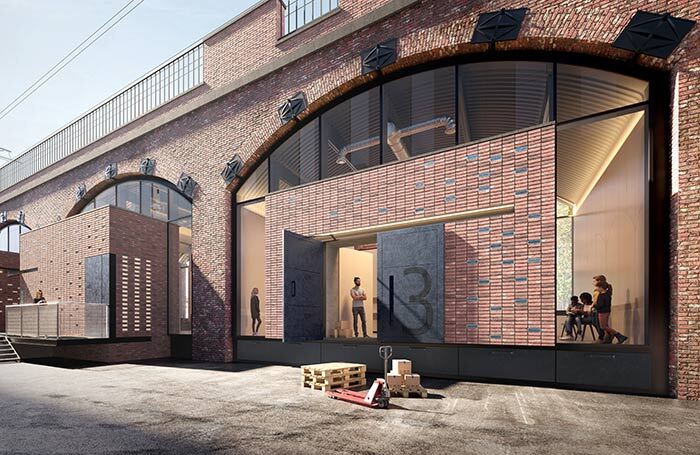 Artist impression of HOME's new Arches space in Manchester. Image: Jon Matthews Architects