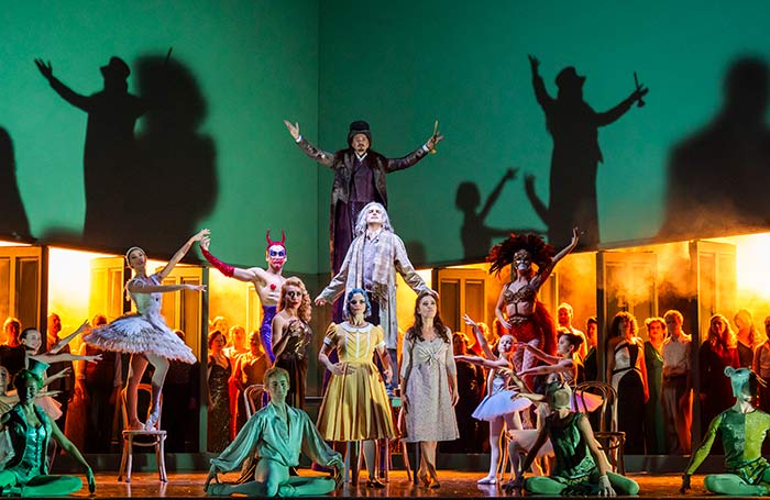 A scene from tales of Hoffmann at the Royal Opera House, London. Photo: Tristram Kenton