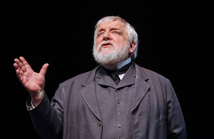 Simon Russell Beale as AE Housman in The Invention of Love at Hampstead Theatre, London. Photo: Helen Murray