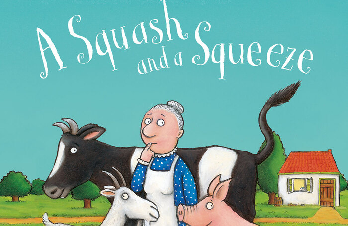 A Squash and a Squeeze by Julia Donaldson and Axel Scheffler, co-produced by Little Angel Theatre and the Lowry