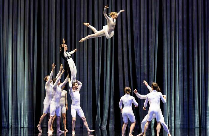 Members of Circa performing Duck Pond at Queensland Performing Arts Centre, Brisbane (2023). Photo: Pia Johnson