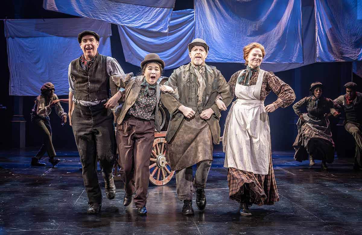 The cast of My Fair Lady at Curve Theatre, Leicester. Photo: Marc Brenner