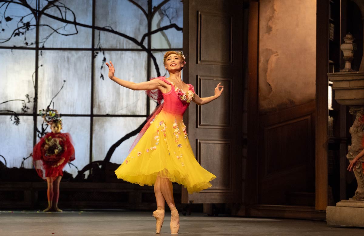 Mariko Sasaki in Cinderella at the Royal Opera House, London. Photo: Andrej Uspenski