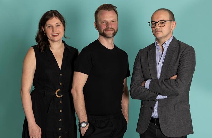 Hanna Osmolska, Steven Greenhalgh and Simon Friend will lead Theatre Global. Photo: Ellie Kurttz