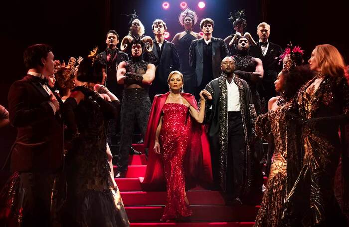 The cast of The Devil Wears Prada at Dominion Theatre, London. Photo: Matt Crockett