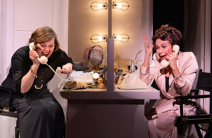 Greta Scacchi and Felicity Dean in Bette & Joan at Park Theatre, London. Photo: Simon Annand