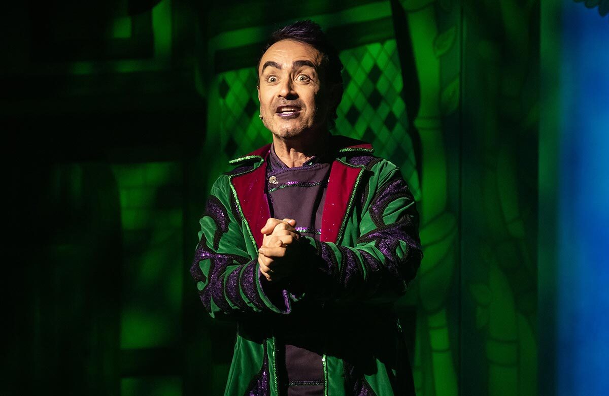 Joe McFadden in Jack and the Beanstalk at the Central Theatre, Chatham. Photo: Martin Smith/Origin8 Photography