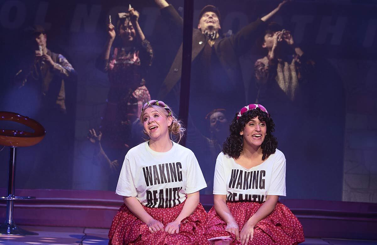 Daisy Ann Fletcher and Sophia Lewis in Sleeping Beauty at Oxford Playhouse. Photo: Geraint Lewis