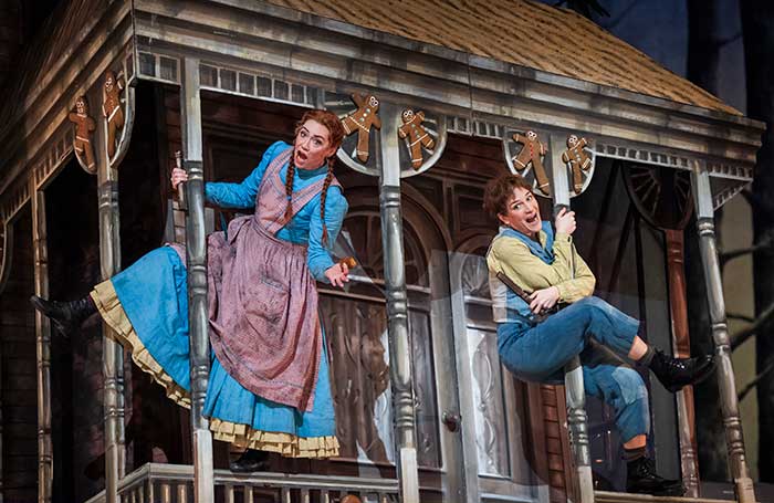 Heidi Stober and Kate Lindsey in Hansel and Gretel at the Royal Opera House, London. Photo: Tristram Kenton